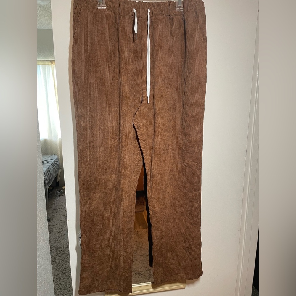 Men's Brown Corduroy Pants